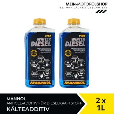 Mannol Winter Diesel Kälteadditiv 2x1 Liter