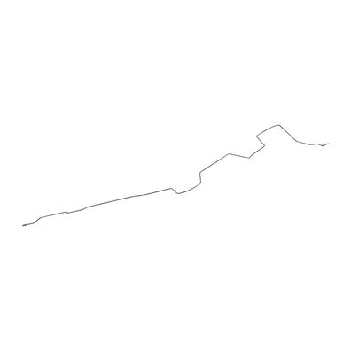 Leitung Starr für die hydraulische Bremsbetätigung 1346398080