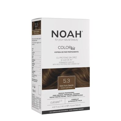 Noah, Permanente Haarfarbe, permanente Haarfarbe, 5.3 Goldhellbraun, 140 ml