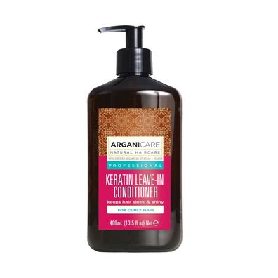 Arganicare, Keratin, Haarspülung, glänzend, 400 ml
