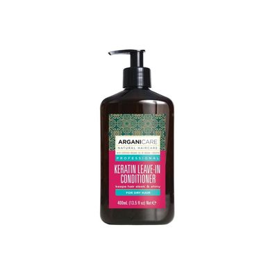 Arganicare, Keratin, Haarspülung, glänzend, 400 ml