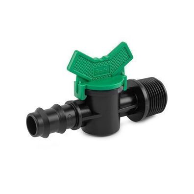 Absperrhahn Kugelhahn AG 3/4" 20mm für PE Rohr Steckverbinder Gartenbewässerung