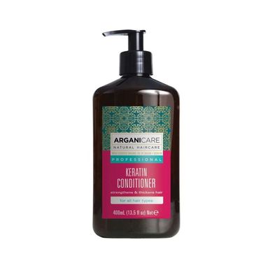 Arganicare, Keratin, Haarspülung, Pflegend & Kräftigend, 400 ml