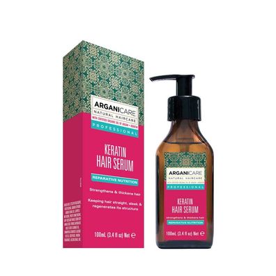 Arganicare, Keratin, Haarserum, Pflegend & Kräftigend, 100 ml
