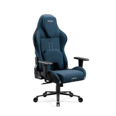 Diablo X. One Prime Gaming Stuhl Bürostuhl mit Kühlfunktion Größe Normal, Farbe Blau