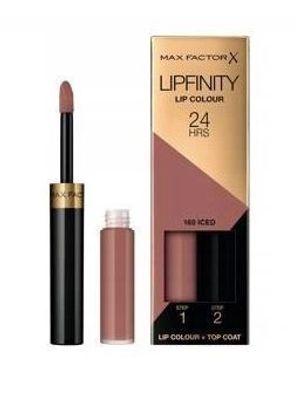 Max Factor Lipfinity Zweiphasen-Flüssiglippenstift Nr. 160 Iced, 4ml