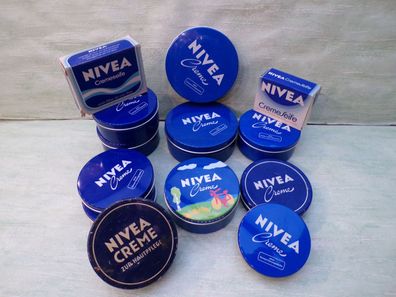 alte Nivea Dosen Creme Seife Beiersdorf & Co AG DM-Zeit