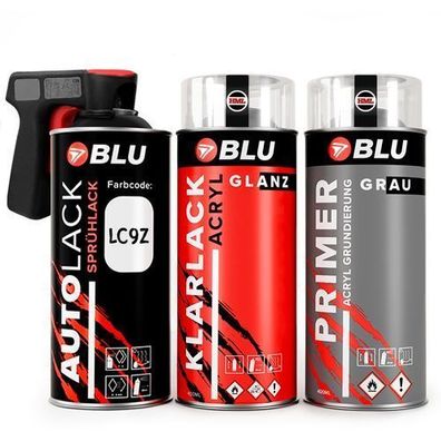 BLU Spraydosen LC9Z blackmagic spray klarlack grundierspray autolack für VW SKODA