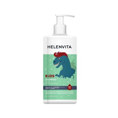 Helenvita, Kids Dino, Haarshampoo, für Glanz und Geschmeidigkeit, 500 ml
