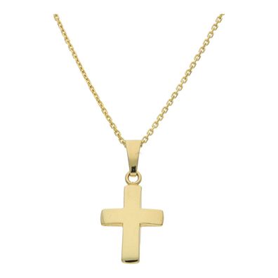JuwelmaLux Anhänger 585/000 (14 Karat) Gold Kreuz JL14-02-0147