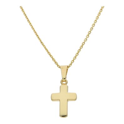 JuwelmaLux Anhänger 585 Gold Kreuz Unisex JL14-02-0162
