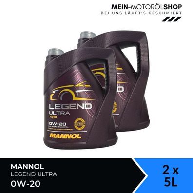 Mannol Legend Ultra 0W-20 2x5 Liter