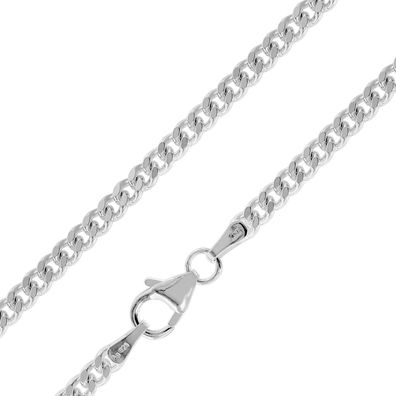 trendor Schmuck Herren Halskette 925 Silber Panzerkette 2,7 mm breit 41291
