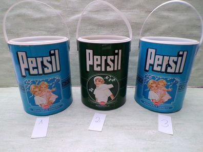 alte Persil Megaperls PappTonne Box Dosen Henkel Waschmittel GmbH