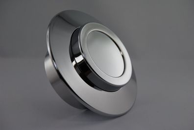 Wasserzähler Abdeckung chrom mit Blinddeckel passend zu KOAX, Metrona 307/2, Techem V