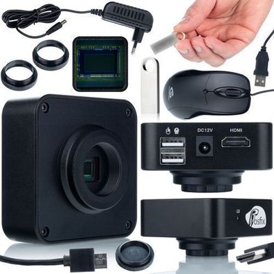 Rosfix Mikroskopkamera KMGP-USB-HDMI – 16MP Sony Sensor | 1080p, C-Mount