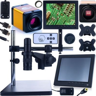 Rosfix Set Digitalmikroskop MCEP-0.5X-PZRR – 7–45x Zoom | 8" Display, Kamera