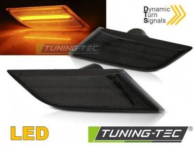 Upgrade Design LED Seitenblinker passend für VW T6.1 ab 2019 schwarz/rauch