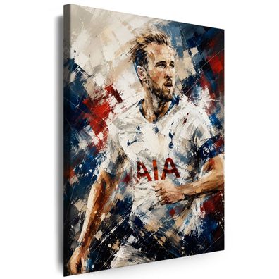 Wandbild Sport H. Kane Leinwand Bild Kunstdruck