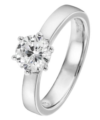 Viventy Schmuck Verlobungsring Silber 925 Antragsring Zirkonia Damen-Ring 696881
