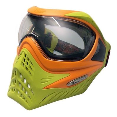 VForce Grill Paintball Thermal Maske Limited - Orange on Lime