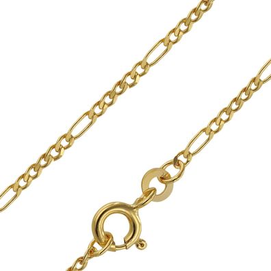 trendor Schmuck Goldkette 333 Gold für Damen und Herren Figaro Diamantiert 71811