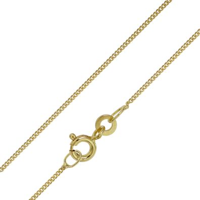 trendor Schmuck Feine Panzerkette 333 Gold Halskette 1,1 mm 72023