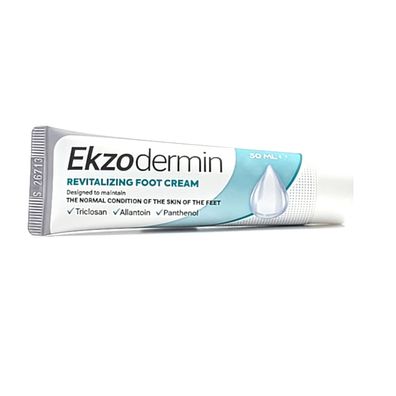 EkzoDermin Revitalisierende Fußcreme 30 ml mit Urea Panthenol -Blitzversand