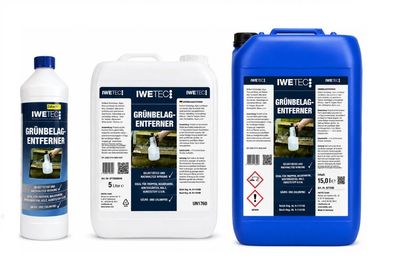 Iwetec Grünbelagentferner, 3 versch. Gebinde