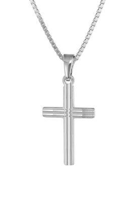 trendor Schmuck Halskette mit Kreuz 925 Silber 79084