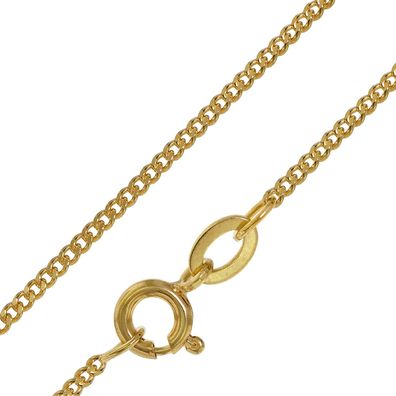 trendor Schmuck Halskette für Anhänger Goldplattiert Flachpanzer 1,4 mm 08427