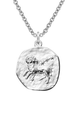trendor Schmuck Sternzeichen Widder mit Halskette 925 Silber Ø 16 mm 08441-04