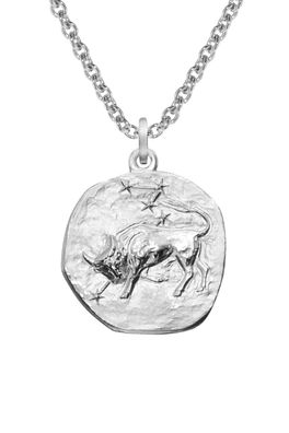 trendor Schmuck Sternzeichen Stier mit Halskette 925 Silber Ø 16 mm 08441-05