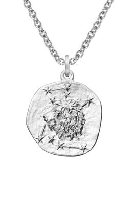 trendor Schmuck Sternzeichen Löwe mit Halskette 925 Silber Ø 16 mm 08441-08