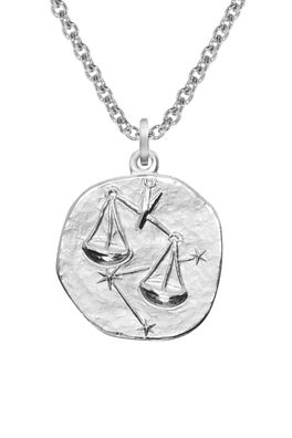 trendor Schmuck Sternzeichen Waage mit Halskette 925 Silber Ø 16 mm 08441-10