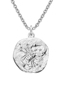 trendor Schmuck Sternzeichen Skorpion mit Halskette 925 Silber Ø 16 mm 08441-11