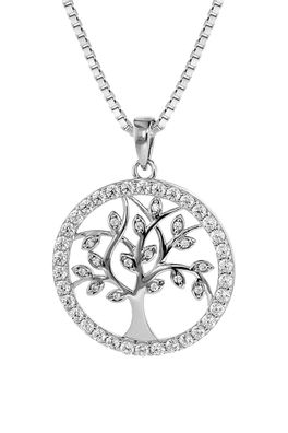 trendor Schmuck Lebensbaum Anhänger mit Venezianer Kette 925 Silber 08544