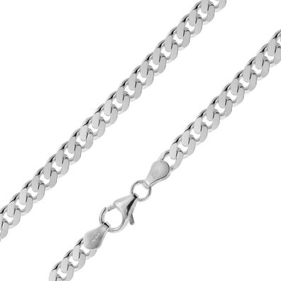 trendor Schmuck Halskette für Herren Silber 925 Panzer 5,3 mm breit 75141