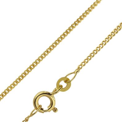 trendor Schmuck Halskette 585 Gold / 14 Karat Panzerkette 1,4 mm breit 75182