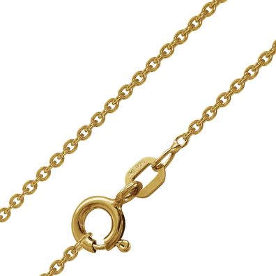 trendor Schmuck Ankerkette Gold auf Silber 925 Rundanker Ø 1,5 mm 75388
