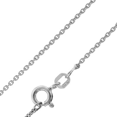 trendor Schmuck Kette für Anhänger 925 Silber rhodiniert Ankerkette 1,4 mm 75611