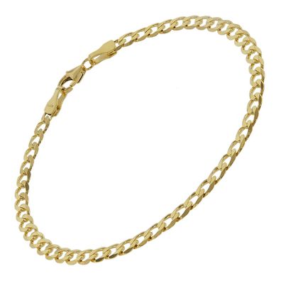 trendor Schmuck Damen Panzer-Armband Gold 333 (8 Karat) 3,9 mm breit 75654