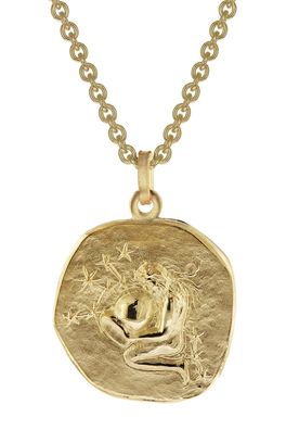 trendor Schmuck Wassermann Sternzeichen Ø 20 mm Herrenkette Gold auf Silber 39070-02