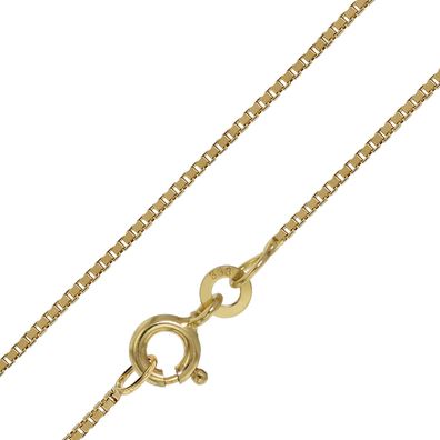 trendor Schmuck feine Veneziakette Gold 333 / 8K mit Zwischenöse Breite 0,9 mm 71751