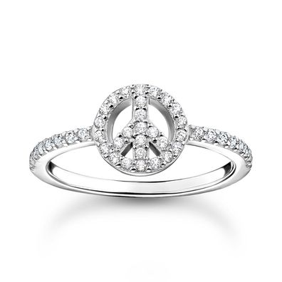 Thomas Sabo Schmuck Damenring Peace Silber TR2373-051-14