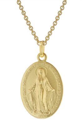 trendor Schmuck Milagrosa Gold 333/8K Madonna mit vergoldeter Silberkette 51930