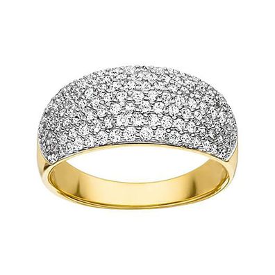 Viventy Schmuck Damenring Silber 925 Vergoldet mit Zirkonias 784931