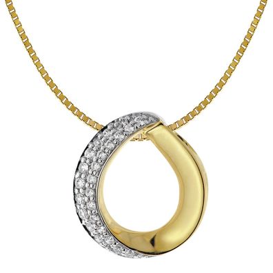 Acalee Schmuck Halskette mit Anhänger 333 / 8K Gold 50-1028