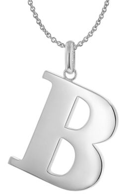 trendor Schmuck Damen Halskette mit Großem Buchstaben B 925 Silber 41780-B