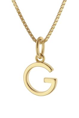 trendor Schmuck Damen-Kette mit Buchstabe G Anhänger Gold auf Silber 925 15255-G
